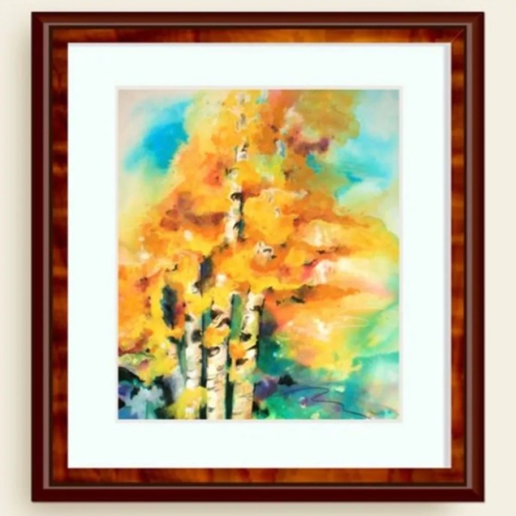 XXL OOAK Aspen Trees - Original painting by Kathy Morton Stanion - Picture 3 of 7